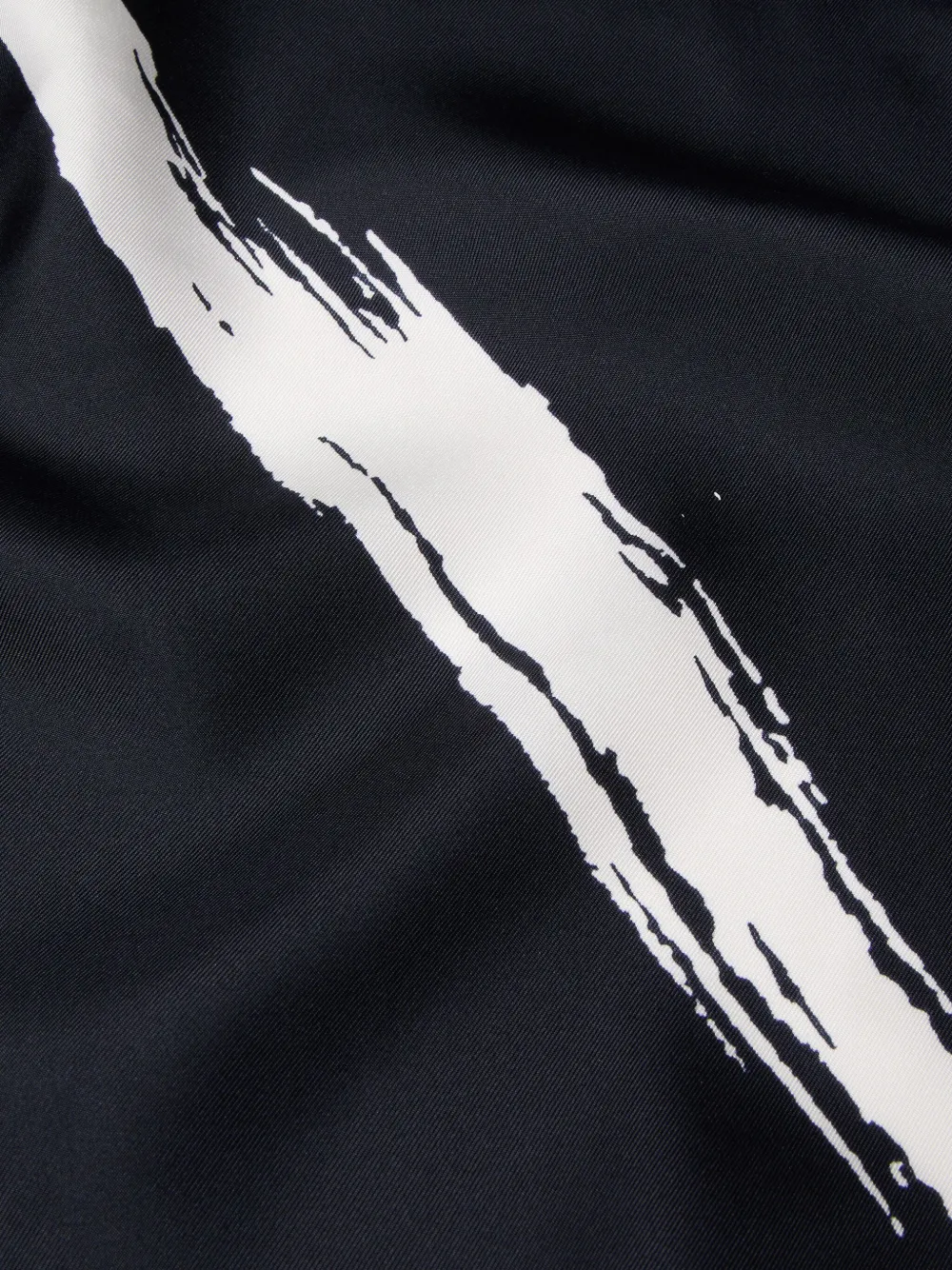 Valentino Graphic-print Silk Scarf In Blue