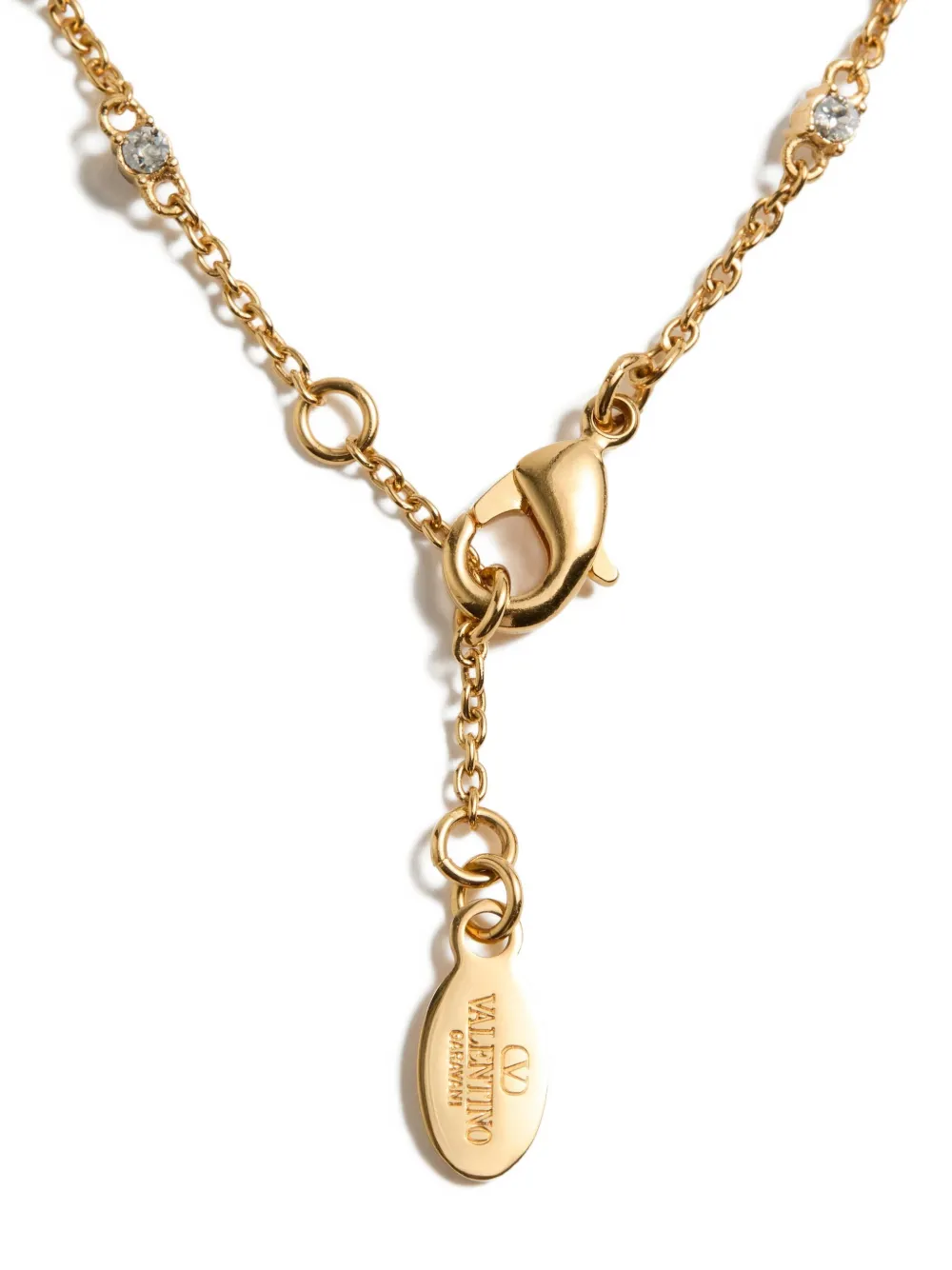 VALENTINO Vロゴ シグネチャー チェーン ブレスレット ゴールドカラー