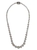 Valentino Garavani VLogo crystal necklace - Silver