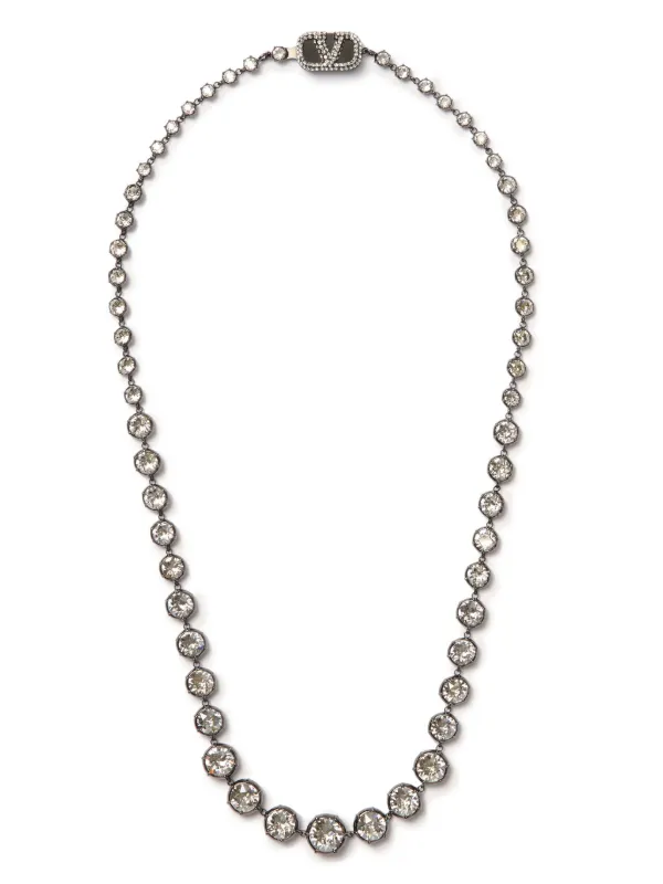 VALENTINO GARAVANI Vロゴ シルバー ネックレス Valentino Garavani Vロゴ ネックレス | シルバートーン