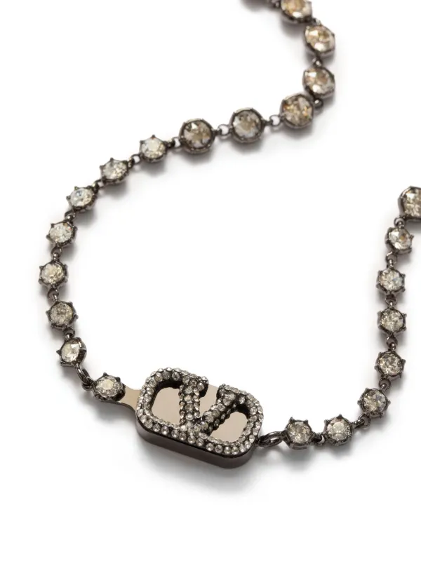 VALENTINO GARAVANI Vロゴ シルバー ネックレス Valentino Garavani Vロゴ ネックレス | シルバートーン