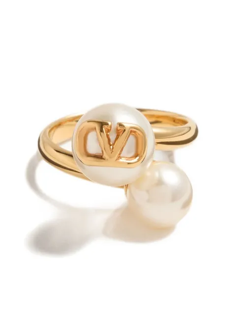 Valentino Garavani VLogo Signature pearl ring
