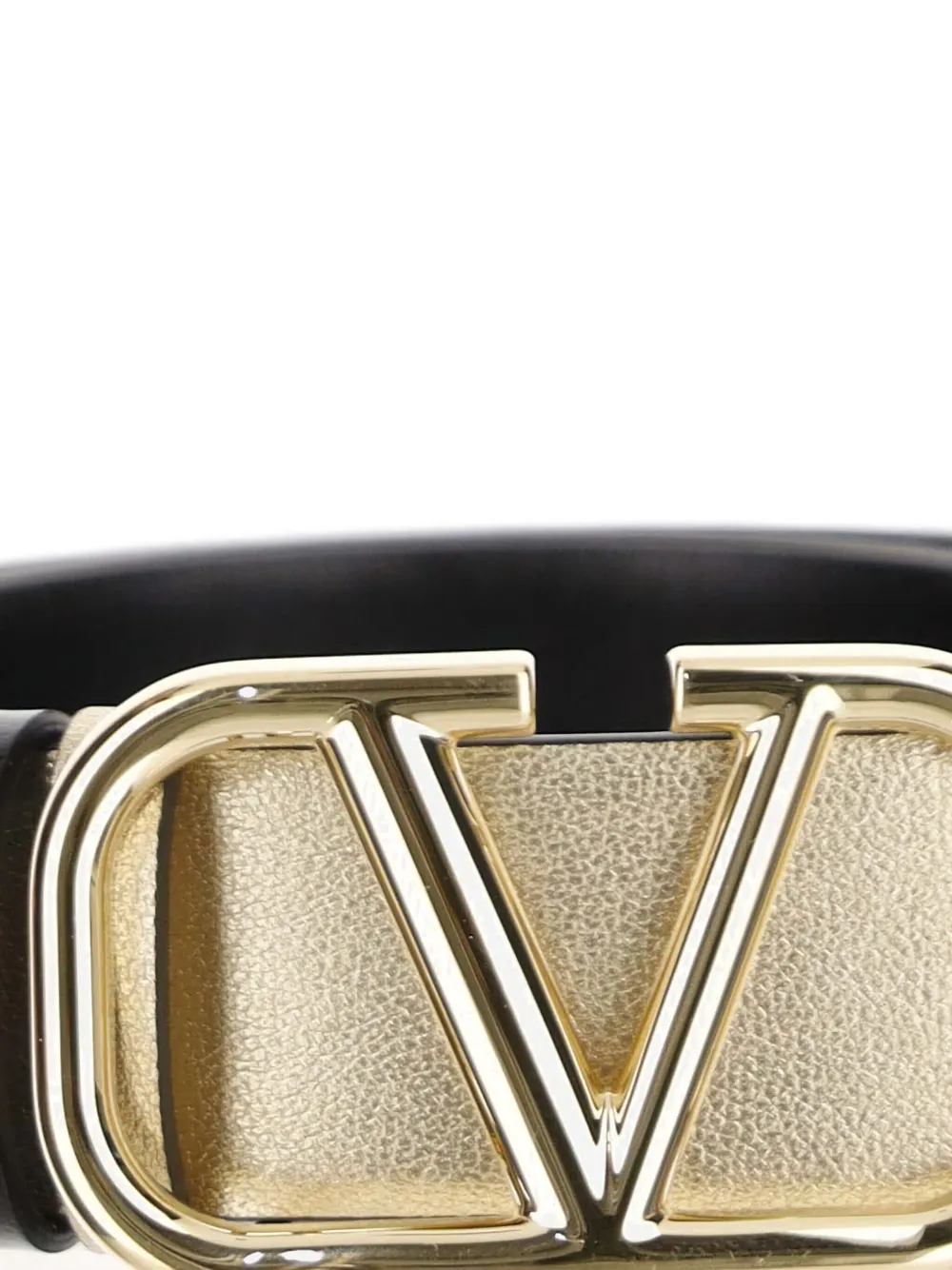 関税込♪*VALENTINO* ガラヴァーニVロゴビジュー付きベルト Valentino Garavani V LOGO ベルト - Nero & Multicolor | FWRD