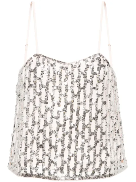 Forte Forte sequin-embellished sleeveless top