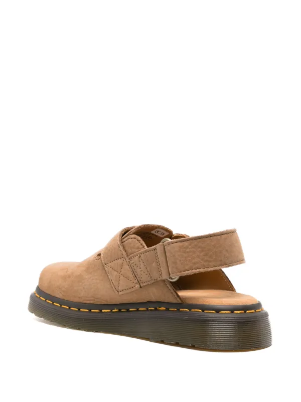 Dr. Martens Jorge II Nubuck Mules | Neutrals | FARFETCH UK