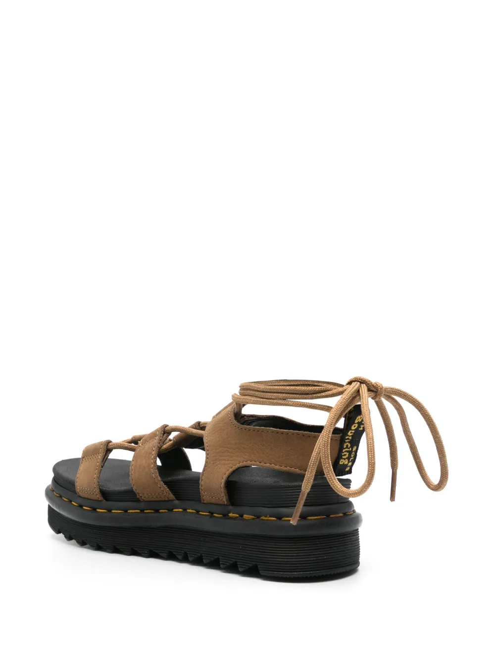 Dr. Martens' Dr Martens Nartilla Lace-up Sandals In Brown