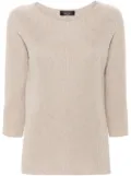 Fabiana Filippi fisherman's-knit jumper - Neutrals