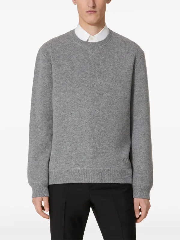 Valentino Garavani クルーネック セーター | グレー | FARFETCH JP