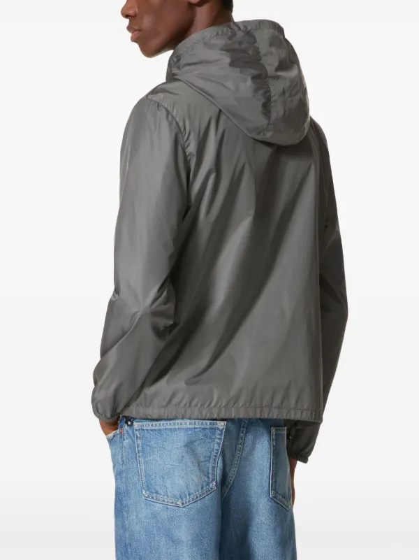 Valentino Garavani Vlogo Bomber Jacket | Grey | FARFETCH BH