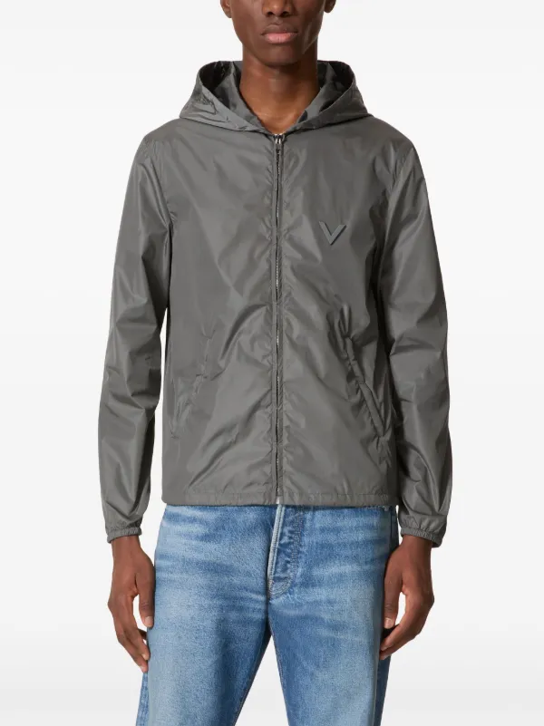 【関税込み】VALENTINO GARAVANI 'VLOGO' BOMBER JACKET Valentino Garavani VLogo Bomber Jacket | White | FARFETCH