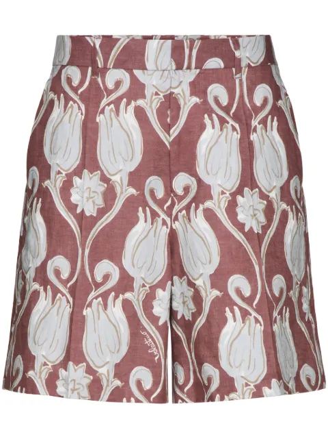 Valentino Garavani shorts con logo estampado