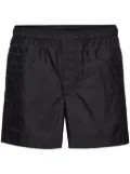 Valentino Garavani Optical V elasticated-waist swim shorts - Blue