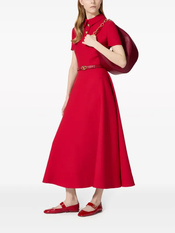 Valentino Garavani Crepe Couture ドレス | レッド | FARFETCH JP