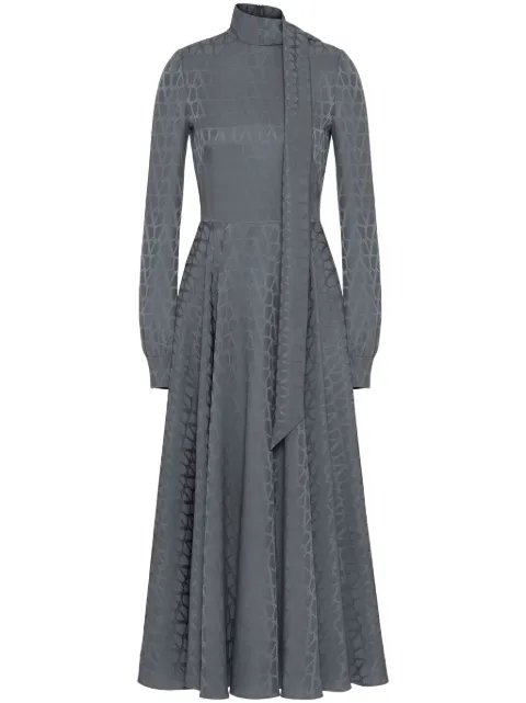 Valentino Garavani Iconograph print midi dress