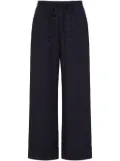 Valentino Garavani Optical V silk trousers - Blue
