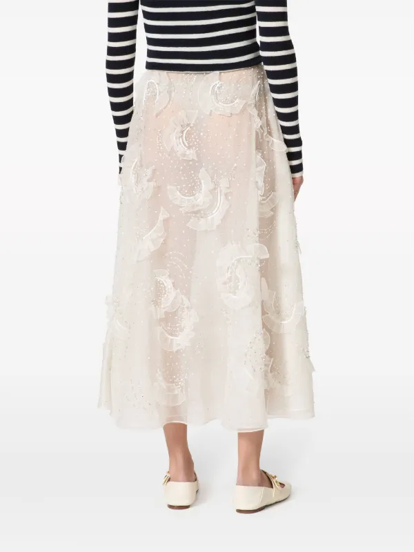 Valentino Garavani シアーミディ スカート - Farfetch 