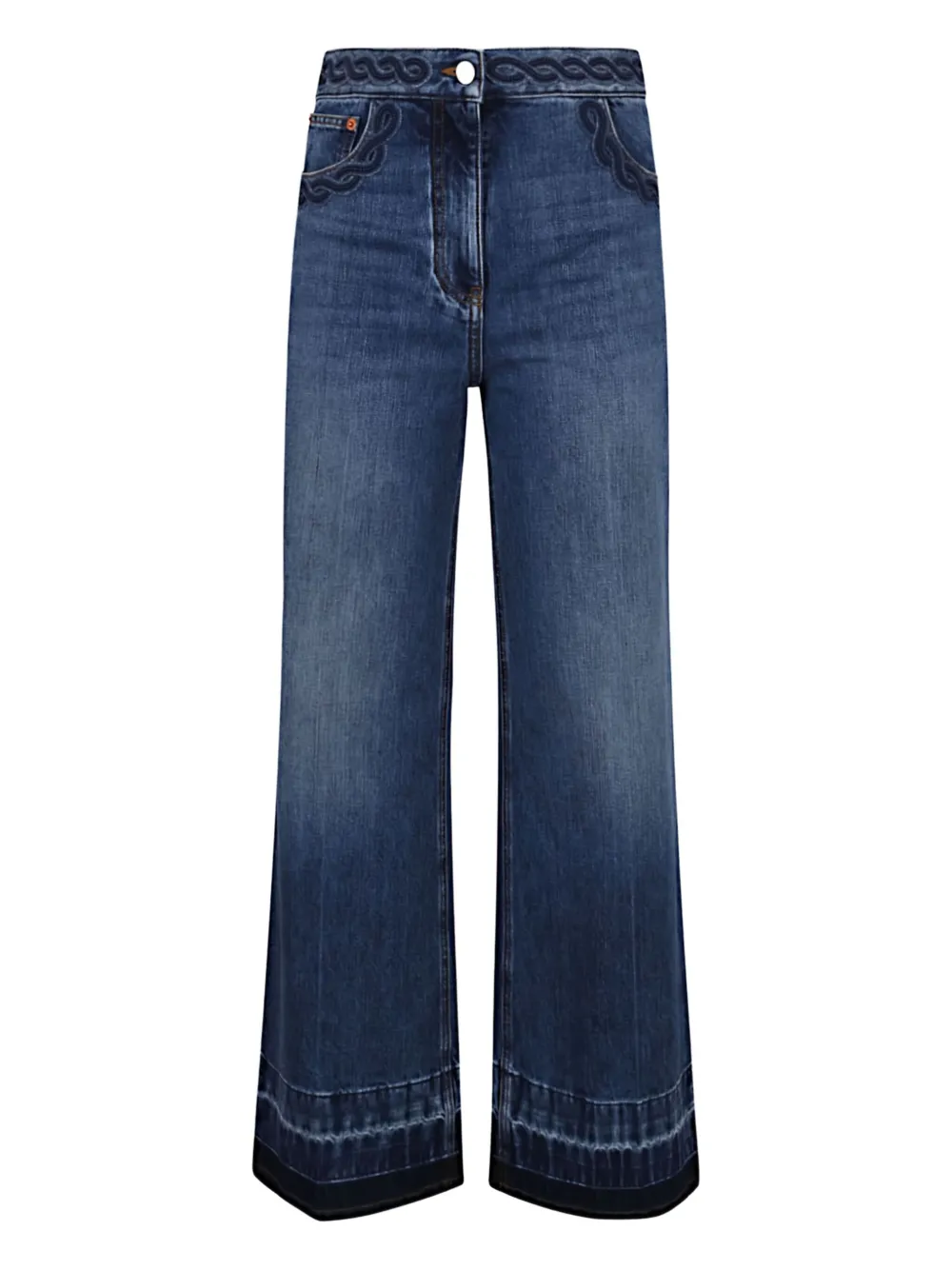 Valentino Garavani Jeans a gamba ampia - Blu
