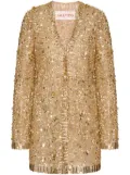 Valentino Garavani sequinned blazer - Neutrals