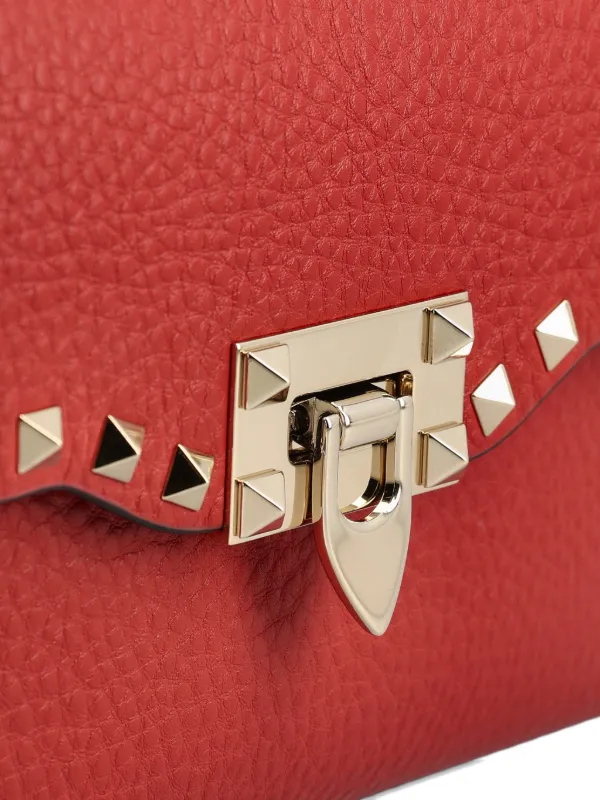 Valentino Garavani ロックスタッズ ショルダーバッグ S | レッド