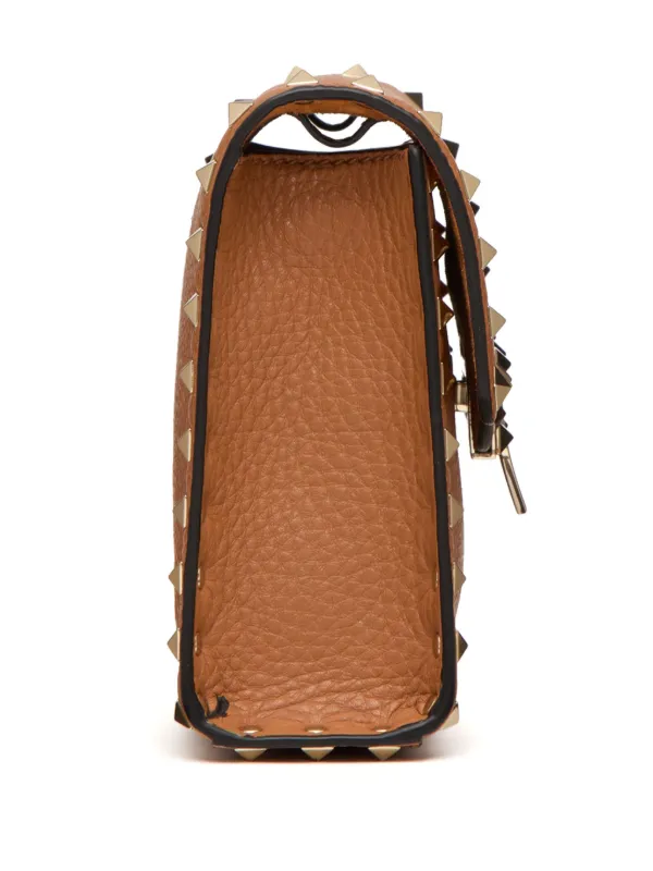 Valentino Garavani ロックスタッズ ショルダーバッグ | ブラウン 