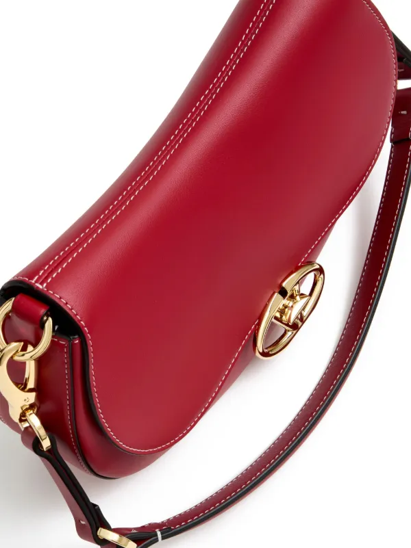 Valentino Garavani Small Ohval Shoulder Bag | Red | FARFETCH