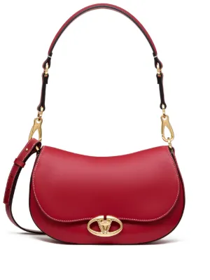 Valentino Garavani Small Ohval Shoulder Bag | Brown | FARFETCH SG