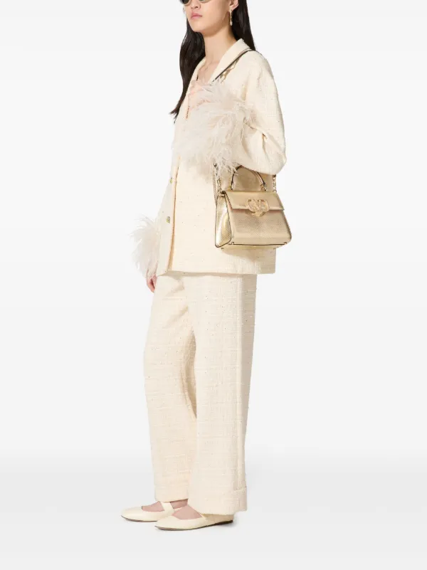 Valentino Garavani Mini VSling Metallic Tote Bag | Gold