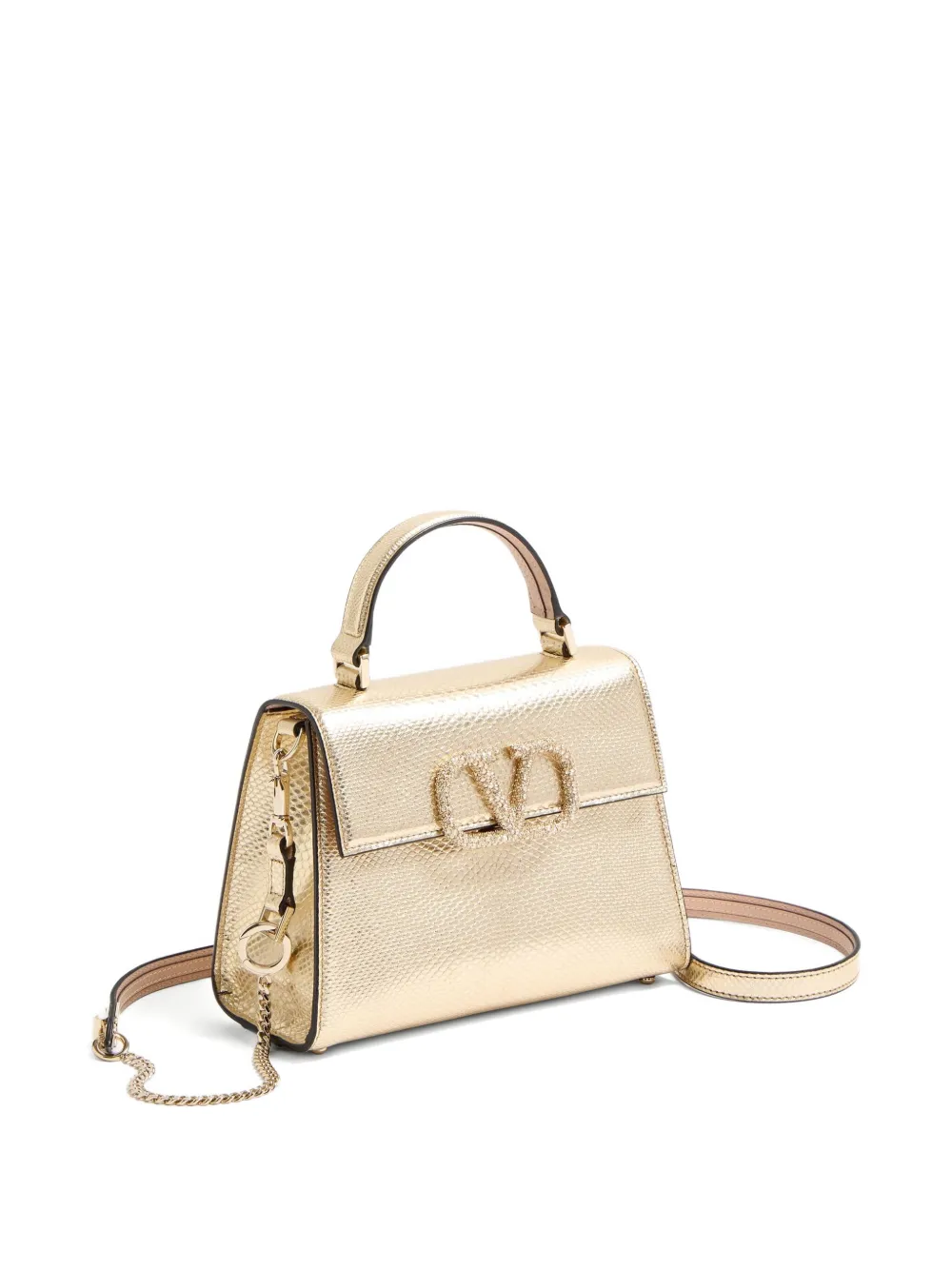 Valentino Garavani small VSling metallic tote bag | Image 2