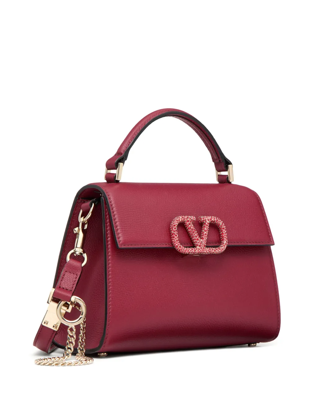 Affordable Valentino Garavani mini VSling leather tote bag WOMEN