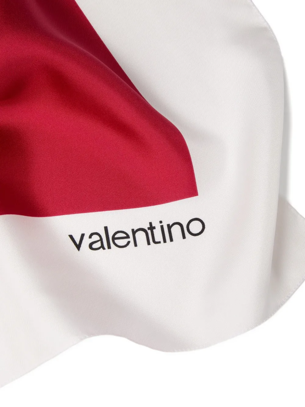 Valentino Garavani Sjaal met logoprint Wit