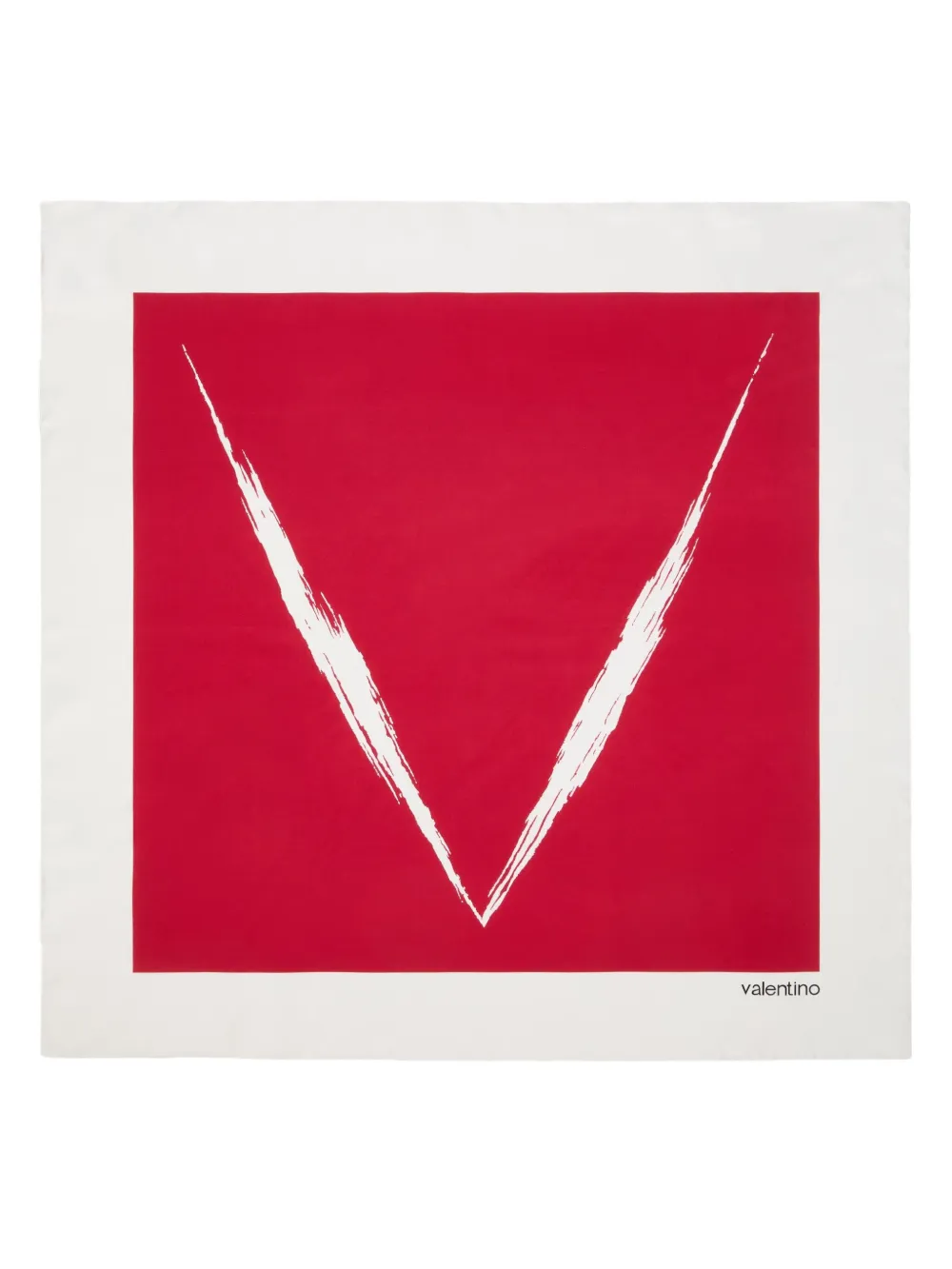 Valentino Garavani Foulard con stampa - Bianco