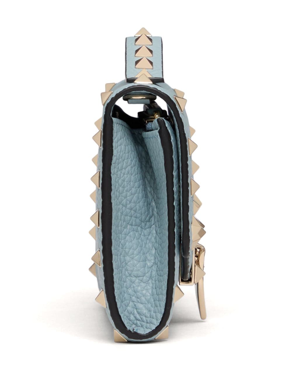 Shop Valentino Rockstud Wallet-on-chain In Blau