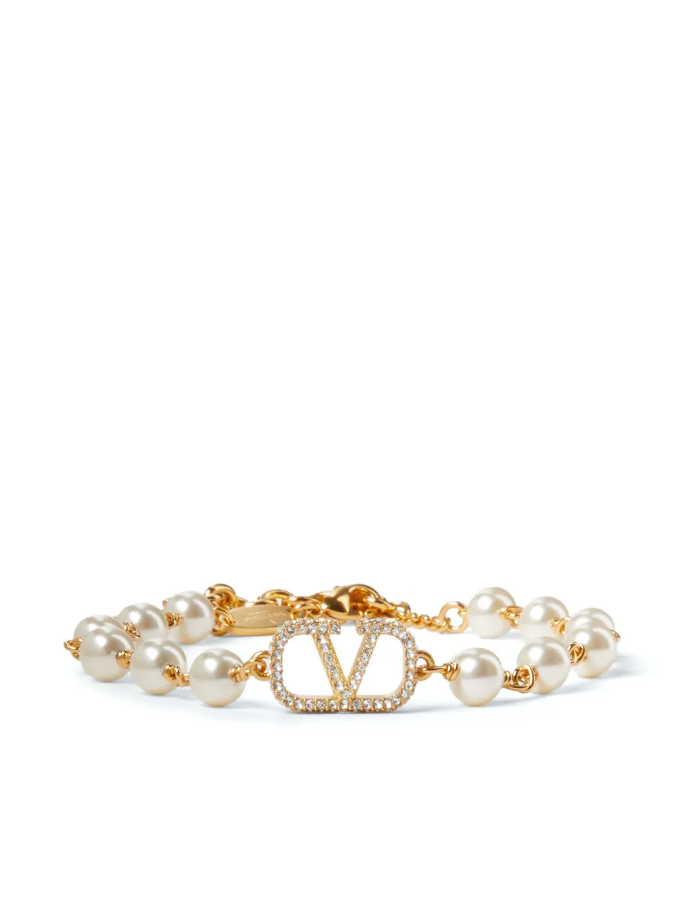 VALENTINO●Vロゴ シグネチャー ブレスレット Vロゴ シグネチャー メタル ブレスレット for ウィメンズ インチ