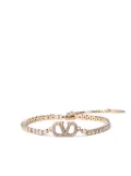 Valentino Garavani VLogo Signature tennis-chain bracelet - Gold