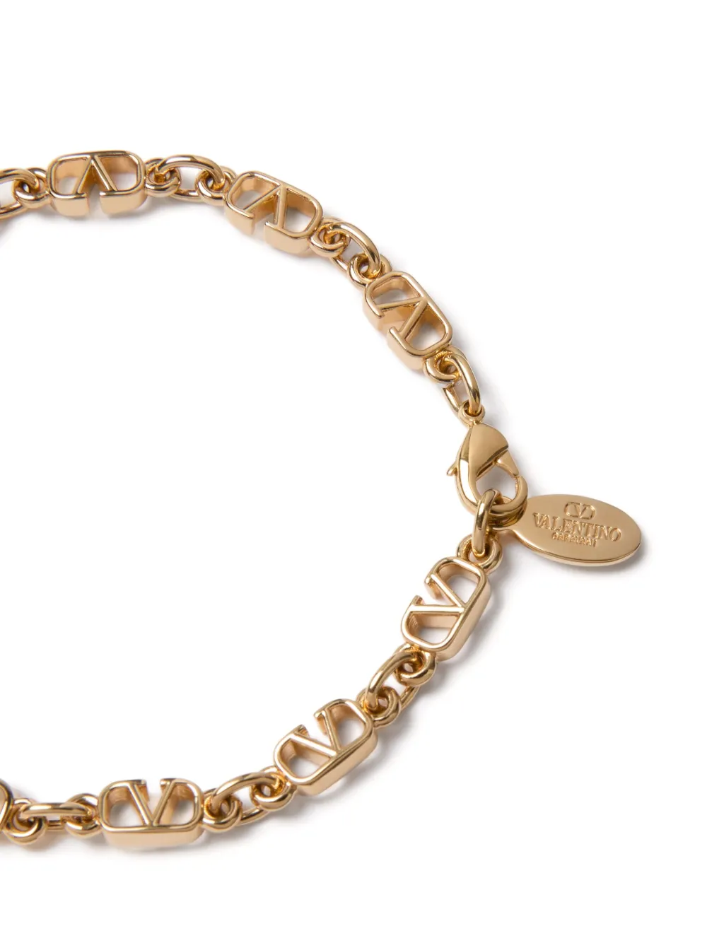 Valentino Garavani Toile Iconographe Metal Bracelet Woman Gold M In Gold