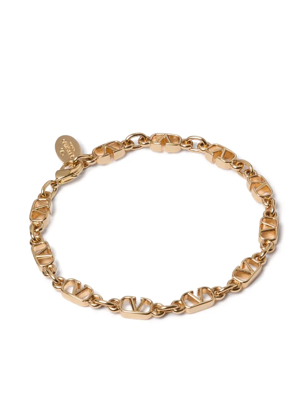 Valentino Garavani Toile Iconographe Metal Bracelet Woman Gold M In Gold