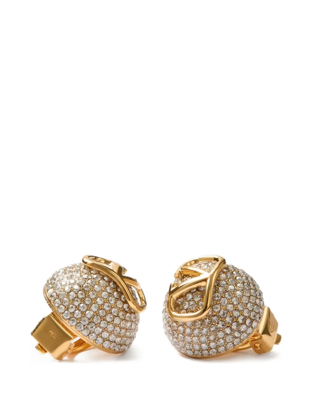 Valentino Garavani Vロゴ シグネチャー ピアス | ゴールドトーン