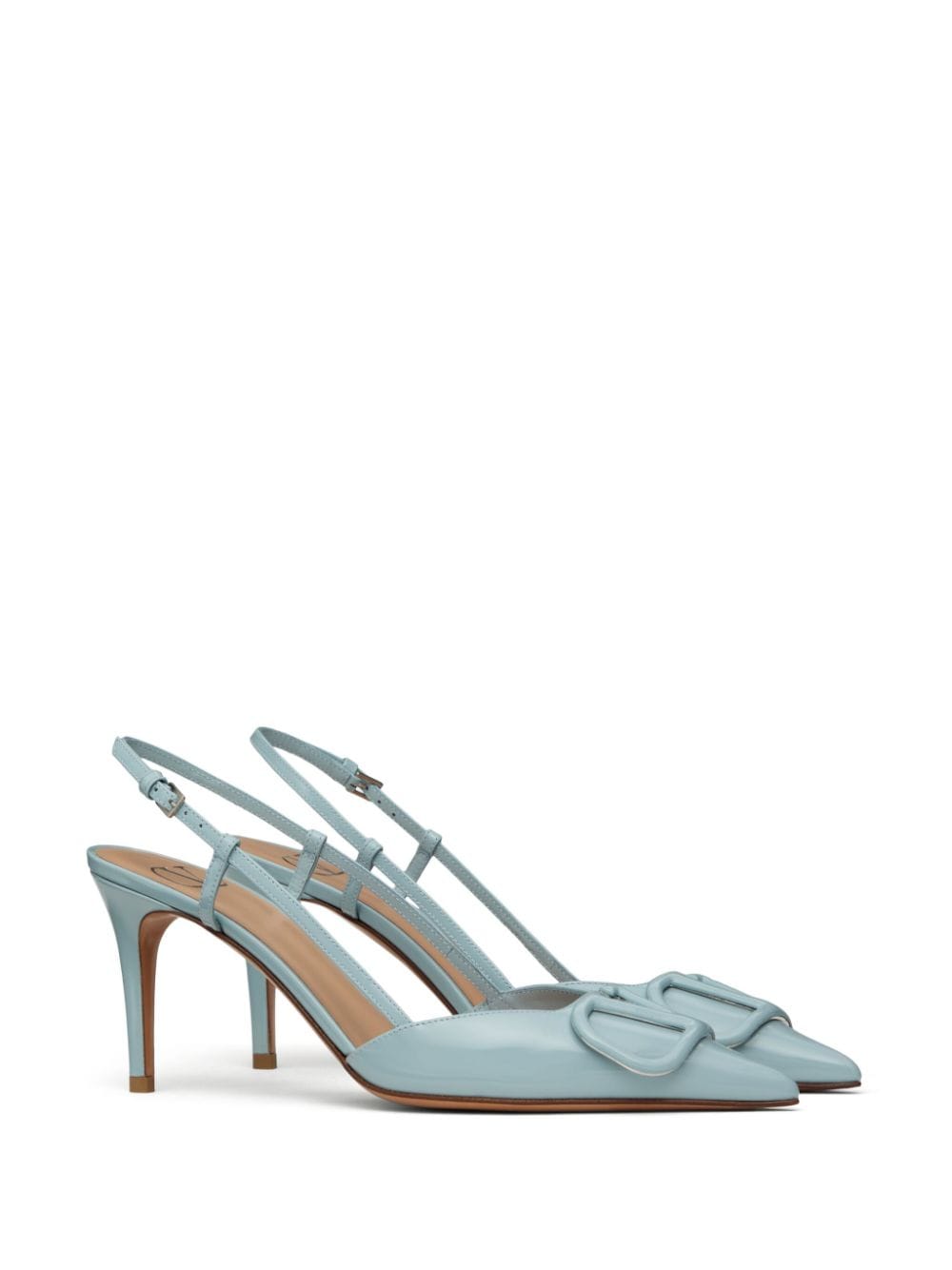 Valentino Garavani VLogo slingback pumps 80 mm Blauw