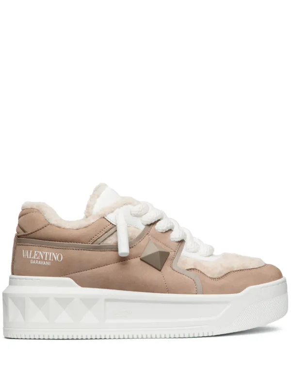 Valentino Garavani One Stud XL Sneakers Neutrals FARFETCH ID