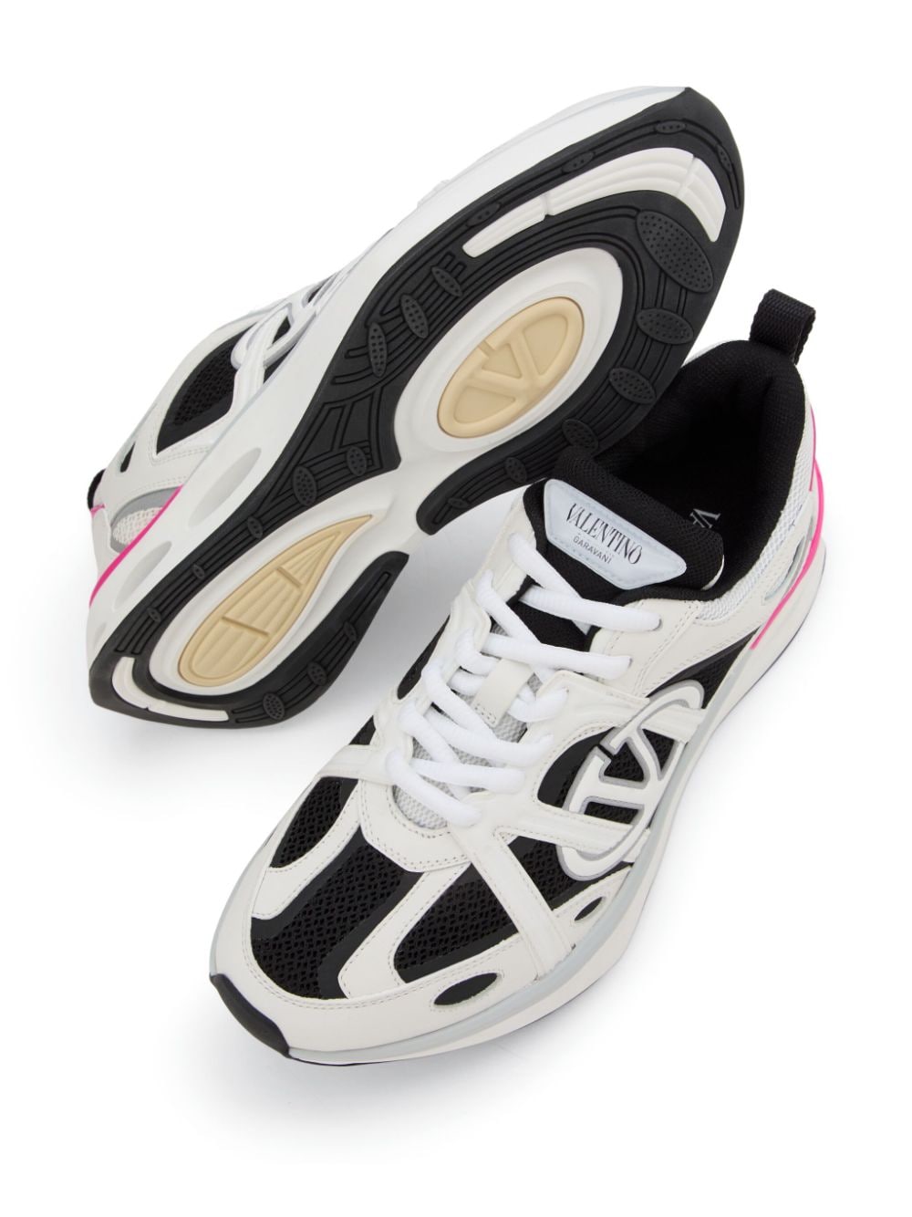 Valentino Garavani VLogo sneakers met vlakken Wit