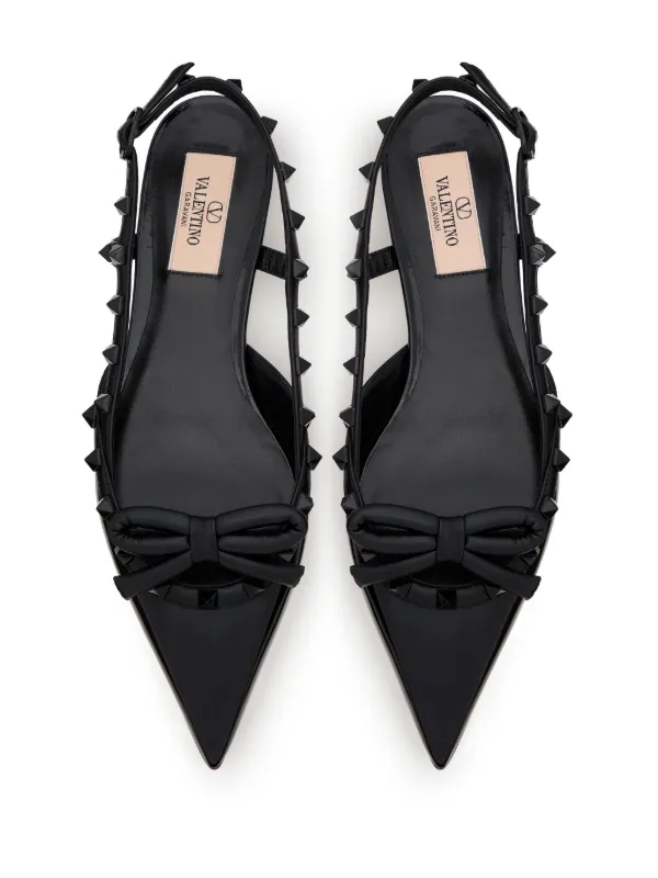 Black valentino shoes hotsell