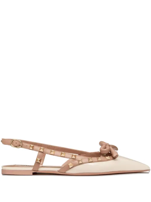 Ballerines Rockstud à bride arrière - Valentino Garavani - Modalova