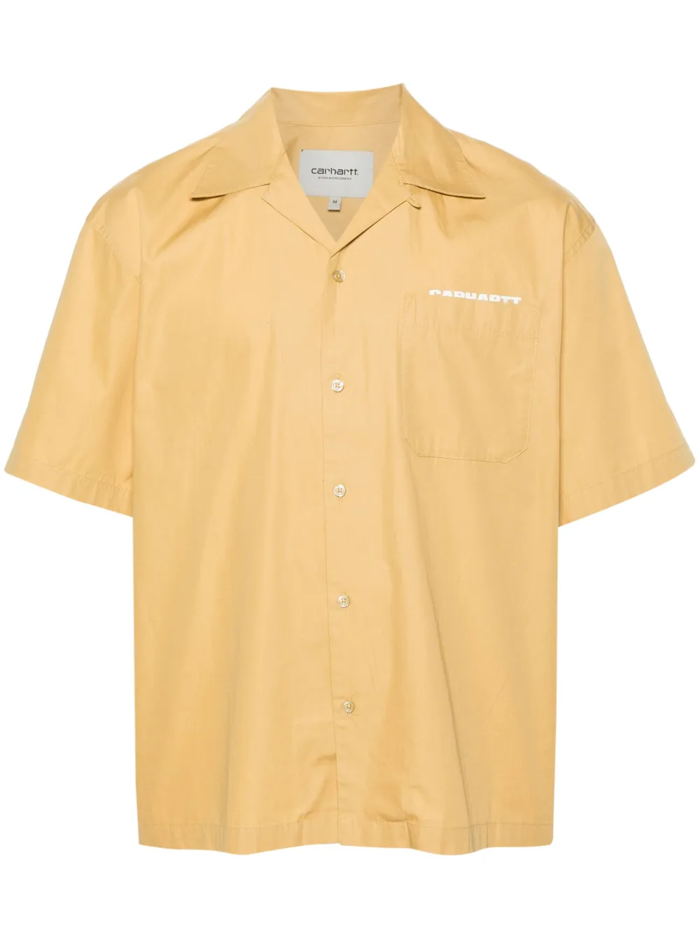 Carhartt Link Script Cotton Shirt In Neutrals