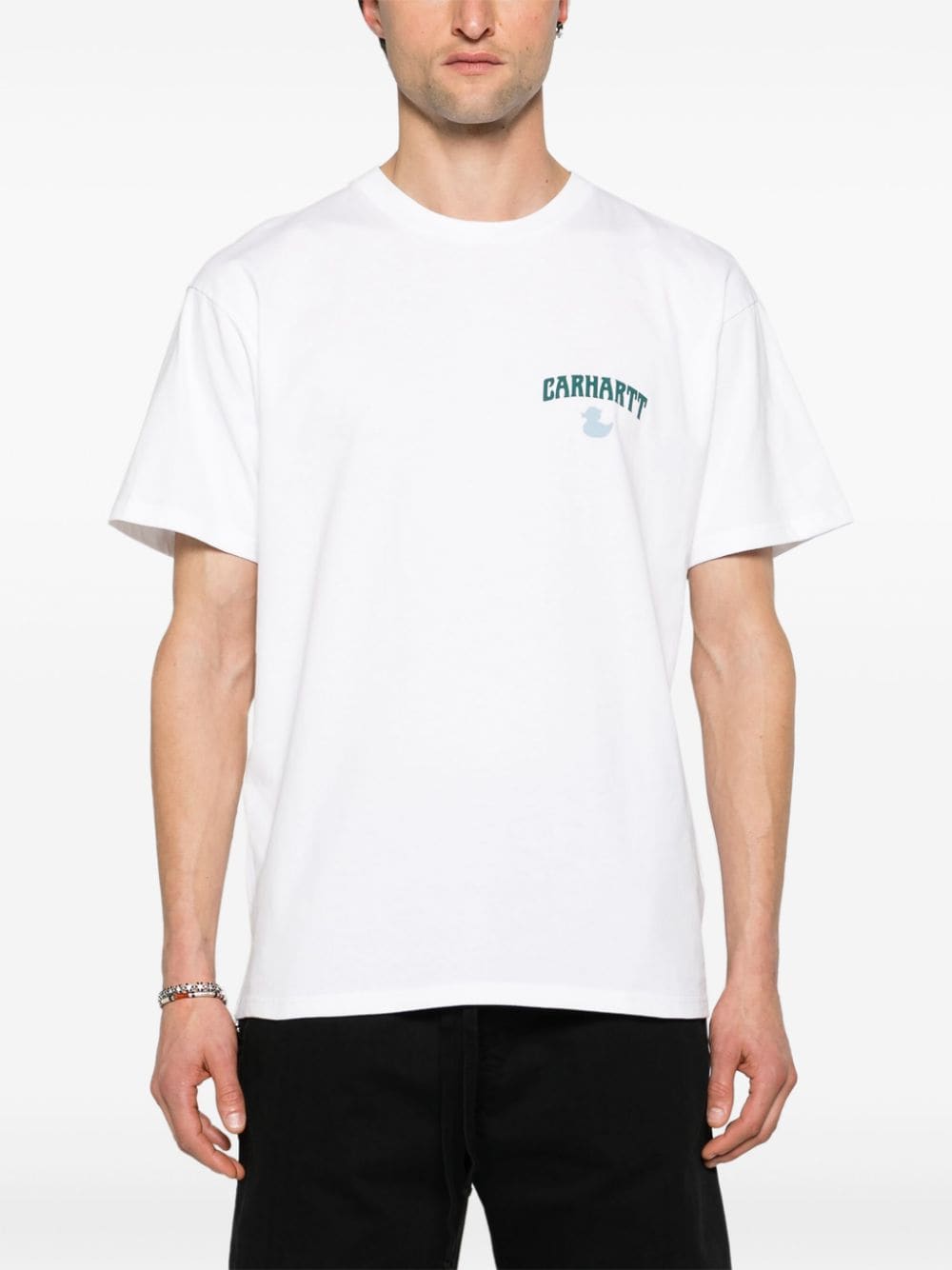 Carhartt WIP Katoenen T-shirt Wit