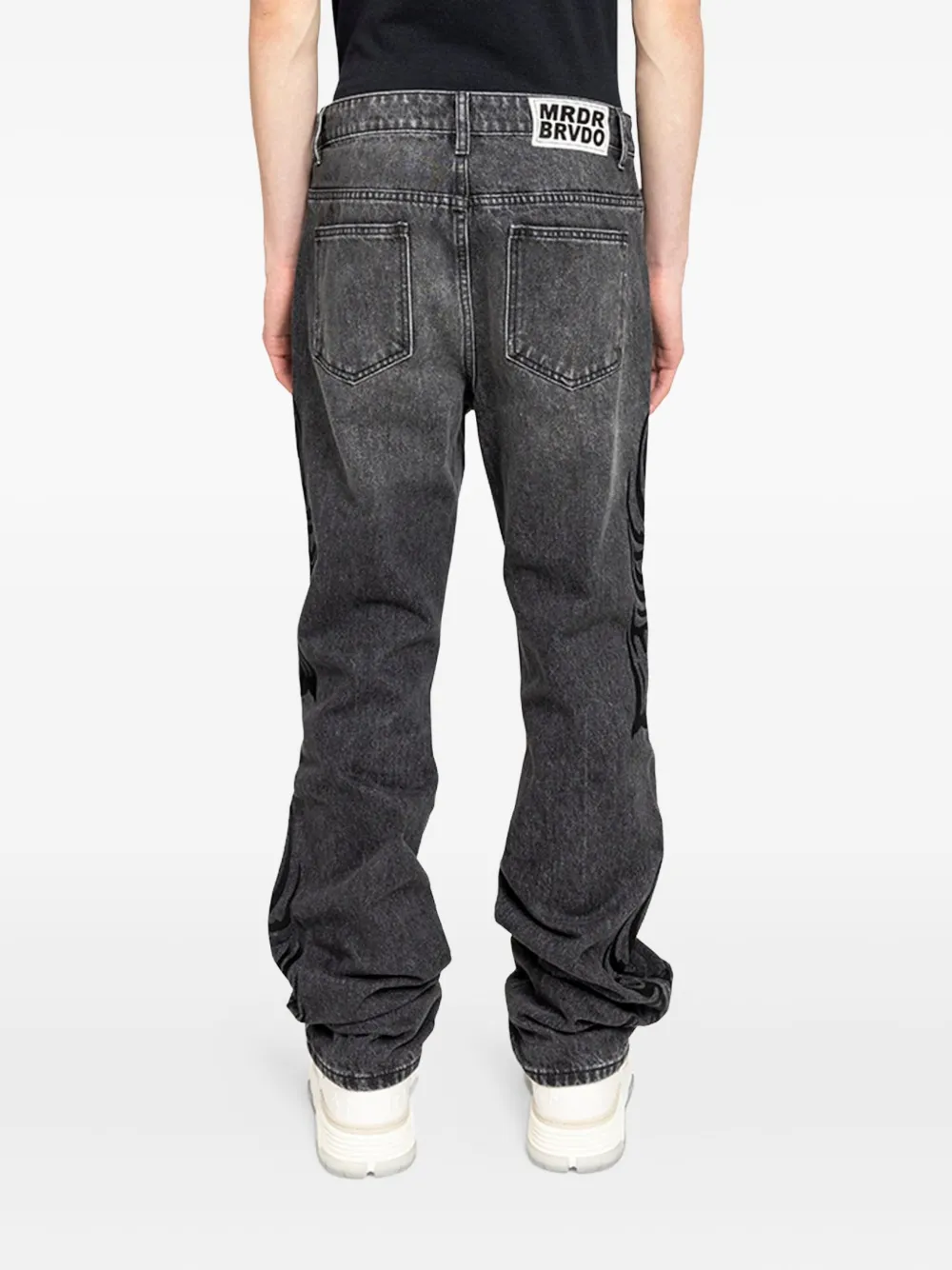 Who Decides War Stud-embellished Jeans In Black