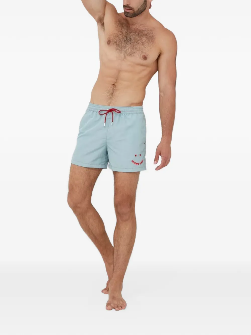 Paul Smith Zwembroek met Happy Face-logo Blauw