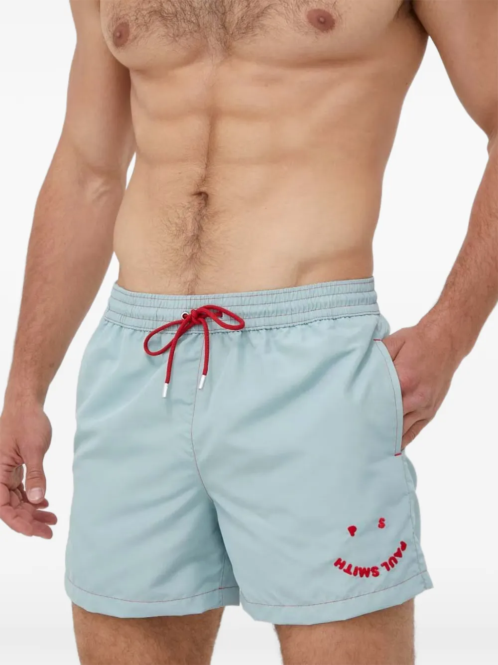 Paul Smith Zwembroek met Happy Face-logo Blauw