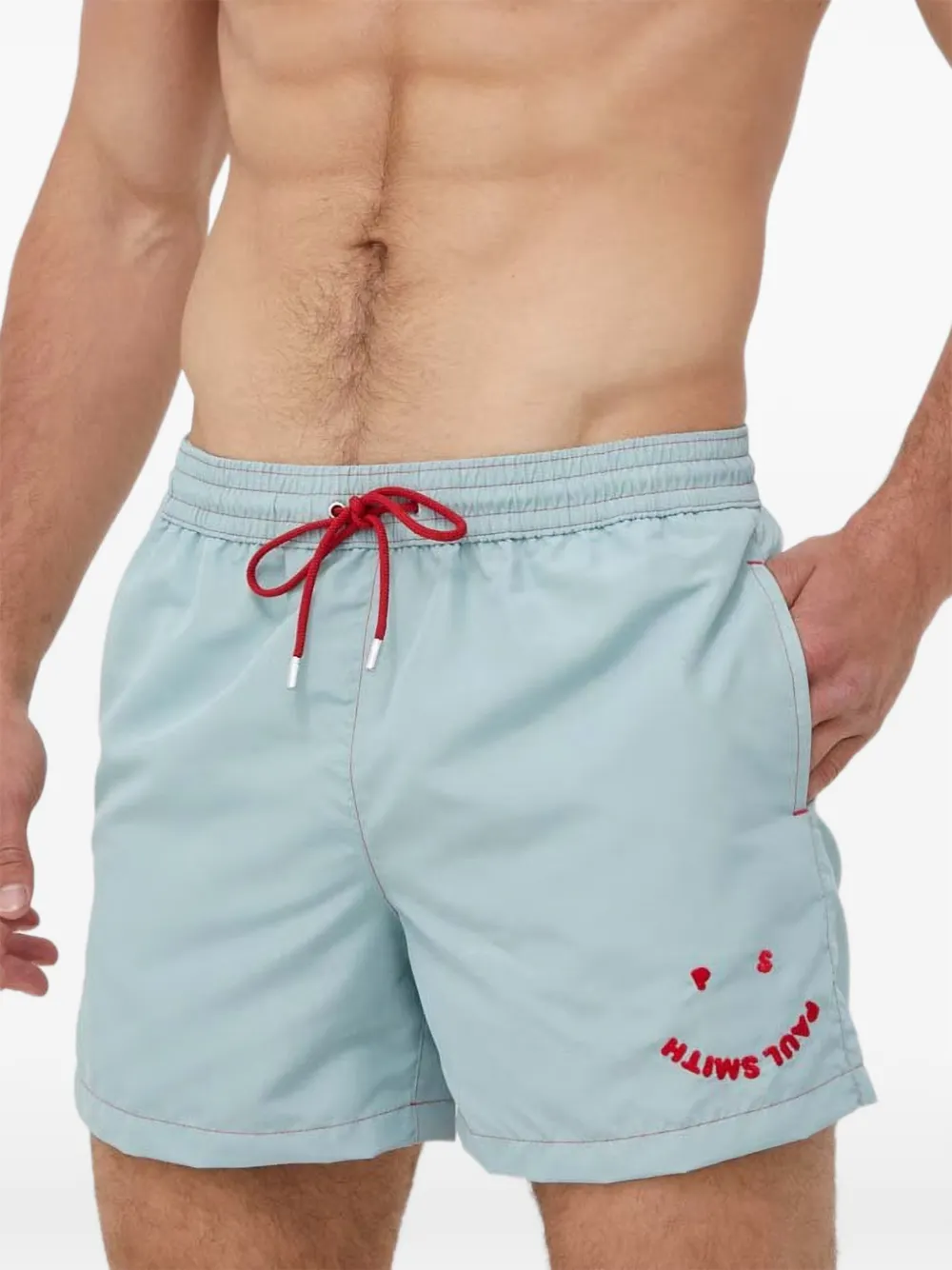 Paul Smith Costume da bagno con logo - Blu