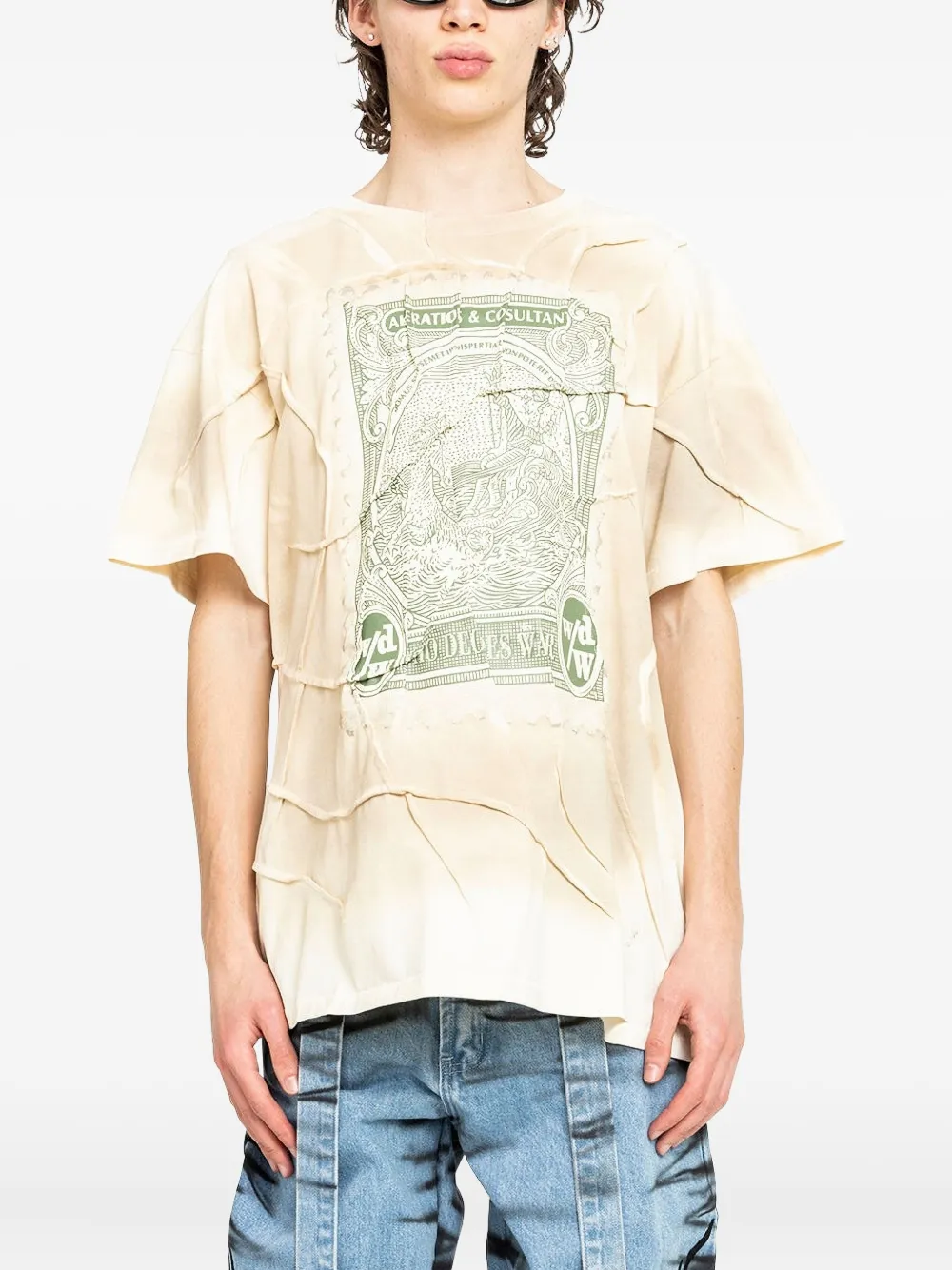 Who Decides War playera con estampado de sello | neutro | Image 1