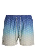 OAS Company ombré star-print swim shorts - Blue
